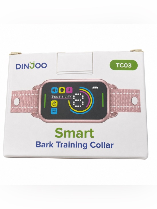 Dinjoo Other - Brand NEW Pink Smart Bark Training Collar. Never used. Plastic on. 80-150lbs.